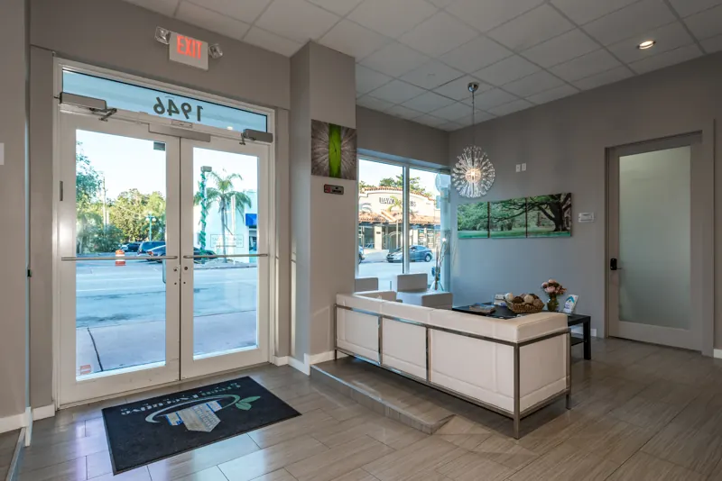 Front entrance and lobby