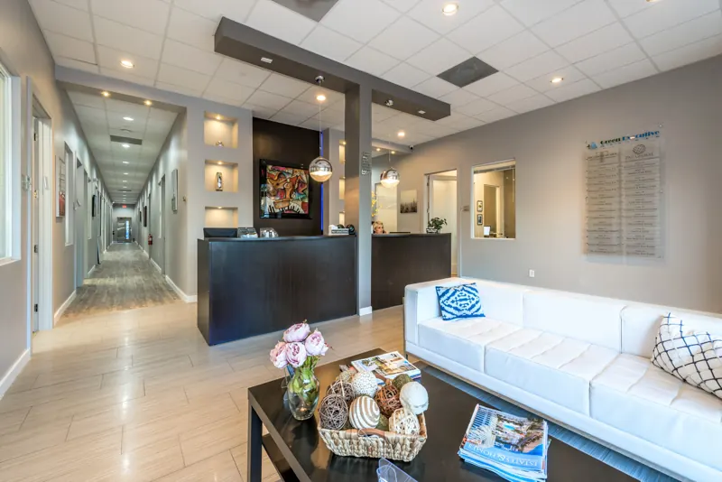 Reception and lobby
