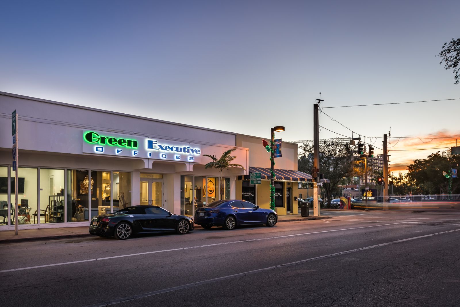 Green Executive Offices building on Tyler Street